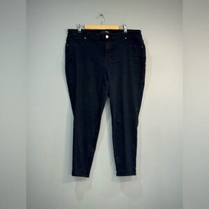 Black 1822 Denim Casual Pants Size 22W EUC